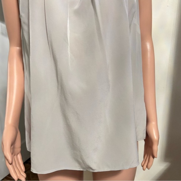 NWT TALBOTS Women's Silk Sleeveless Gray Top - Picture 6 of 12
